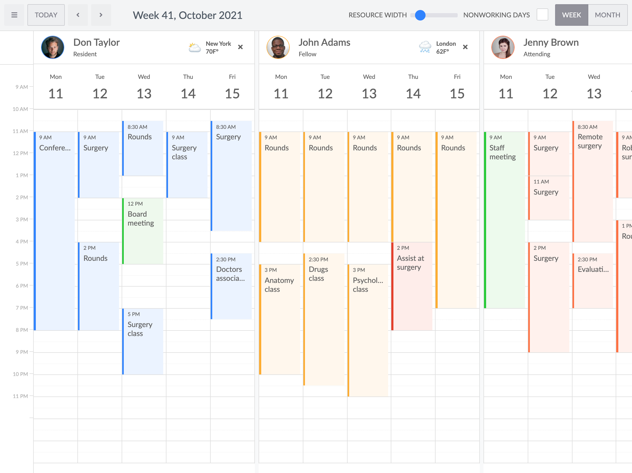 React Calendar is feature packed